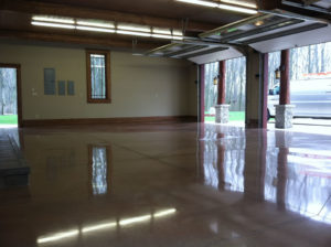 Polished Epoxy Garage Floor in Spring created by Spring Epoxy Flooring